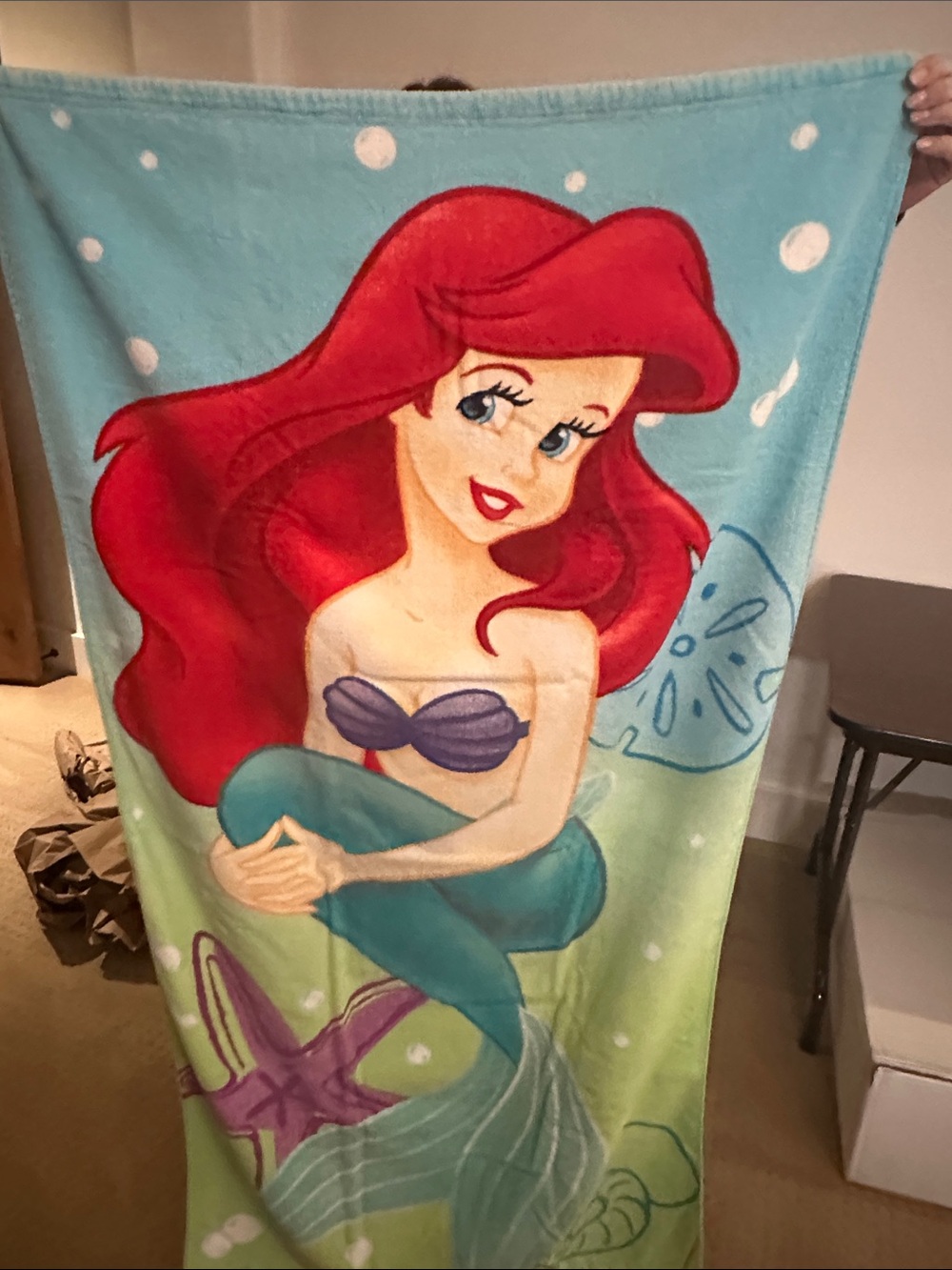 Disney The Little Mermaid Ariel Beach Towel  and Princesses Beach Towel.